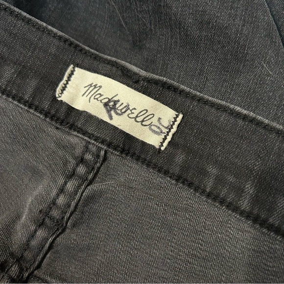 Madewell 32 Tall Cali Demi-Boot Jeans in Berkeley Black: Chewed-Hem Edition - Picture 3 of 9